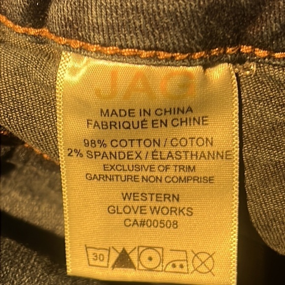 Jag Women's Jean Skirt Size 14 Blue Dark Wash - Picture 10 of 14